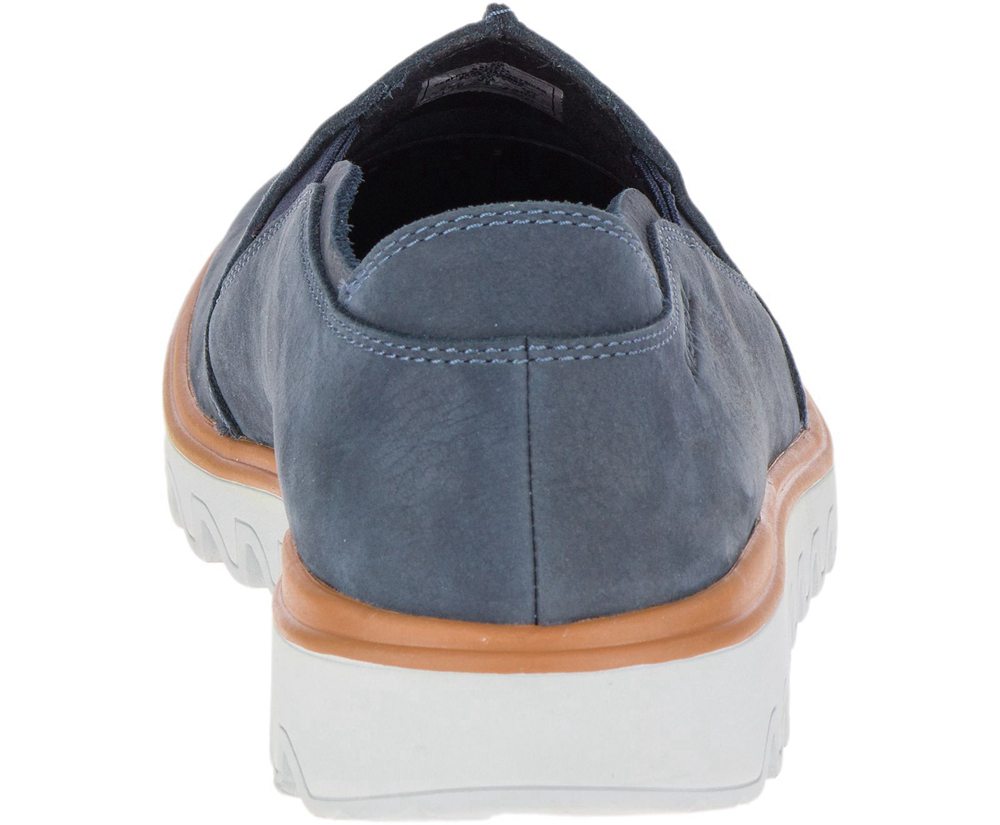 Slip On Homem - Merrell Downtown Moc - Azul Marinho - XJF465187